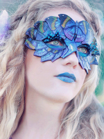 Indian Leafwing Butterfly Mask