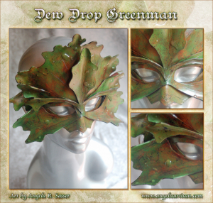 Dew Drop Greenman Mask