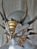 White Horned Dragon Mask
