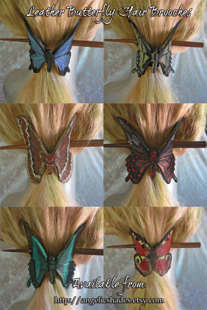 Butterfly Hair Brooches